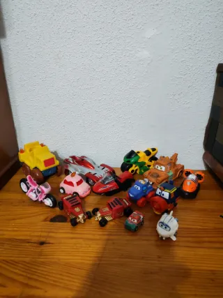 Lote juguete cochecitos