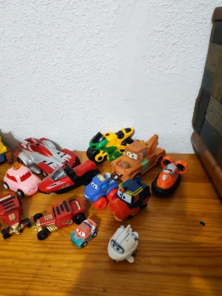 Lote juguete cochecitos