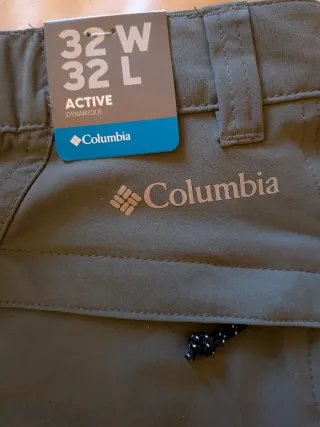 Pantalón Columbia trekking verde oliva