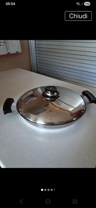 Pentola in acciaio inox Meteor System