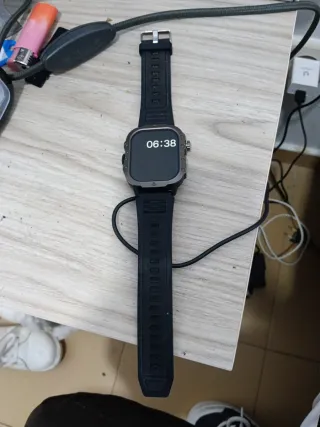 Reloj Digital Inteligente Negro/Gris