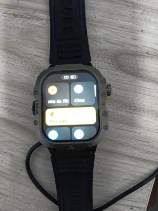 Reloj Digital Inteligente Negro/Gris