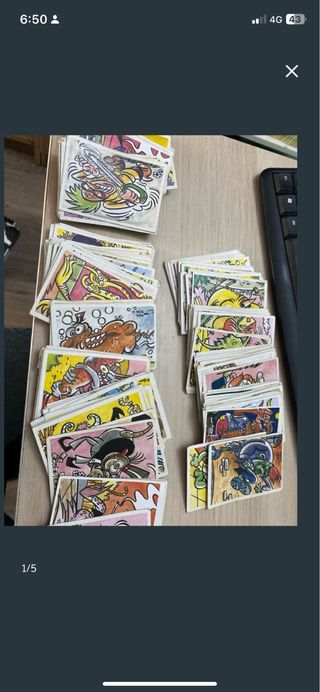 Cromos monstruos locos