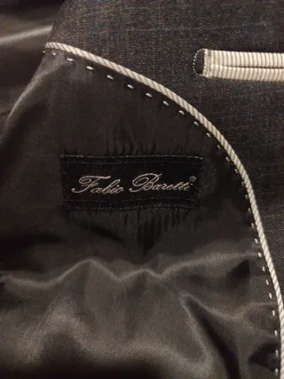 Traje de hombre gris talla 48/42