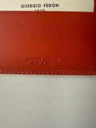 Portafoglio Fedon Uomo Rosso