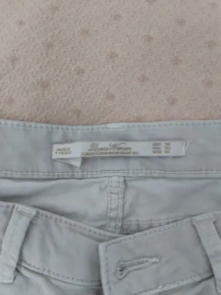 Pantalón vaquero Lara mujer talla 38 beige