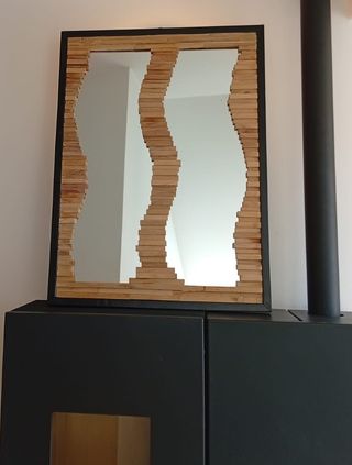 Specchio Wave Design Moderno