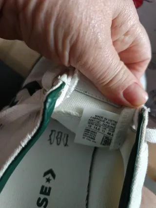 Converse Blancas Talla 45.5