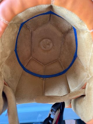 Casco BMW estilo bowler azul