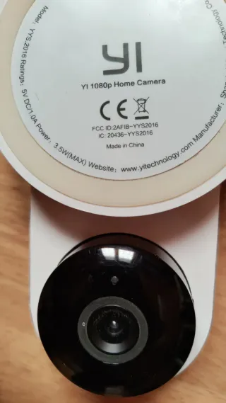 2 Cámaras Vigilancia Yi Blancas + Accesorios