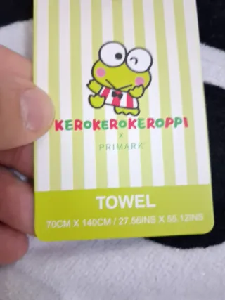 Telo mare Kero Kero Keroppi dimensioni in foto