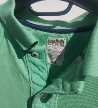Polo Tommy Hilfiger verde vintage