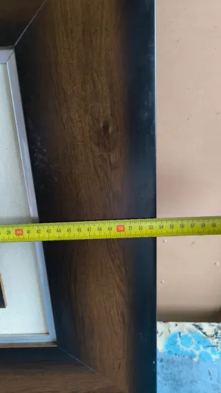 Cuadro de madera con figura