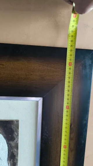Cuadro de madera con figura