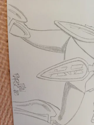 Dibujo ORIGINAL Ahsoka Tano Dan Parsons