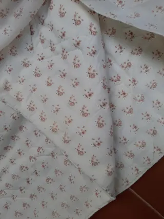 Edredón fino estampado floral