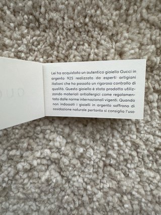 Pulsera Gucci Plata