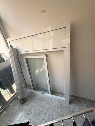 Ventana corredera aluminio cristal cámara