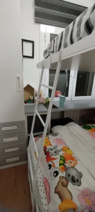 Literas Plegables Blancas