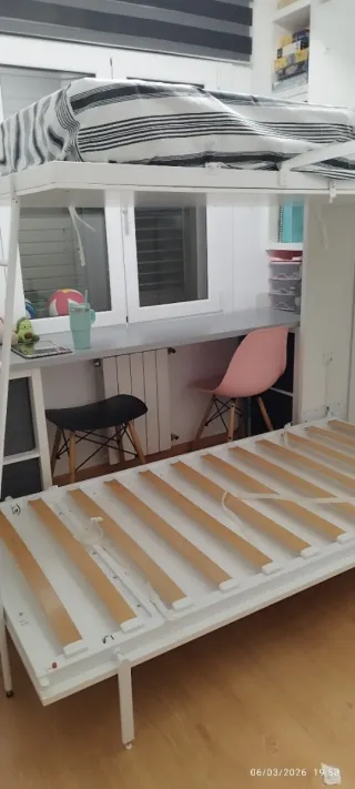 Literas Plegables Blancas