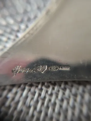 Segnalibro argento 925