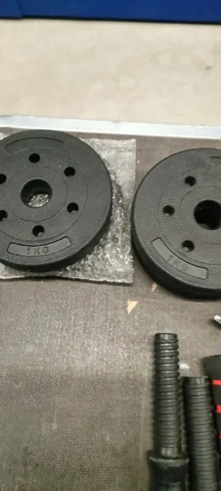 Set Mancuernas Ajustables Pesas Gimnasio