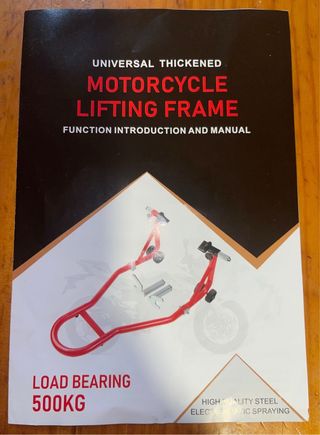 Caballete Trasero Moto Universal Reforzado 500KG