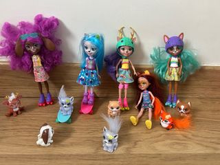 Muñecas Enchantimals y animales