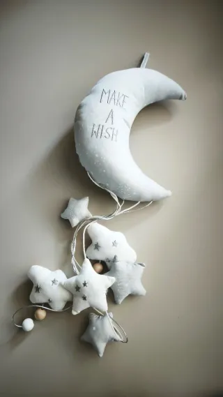 Decoración Luna y Estrellas Cuna Maison du Monde