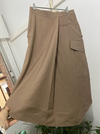 Falda Zara Girls marrón.