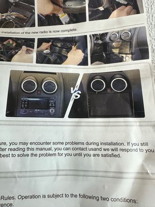 Pantalla Radio Coche para Nissan Qashqai