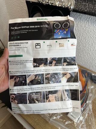 Pantalla Radio Coche para Nissan Qashqai