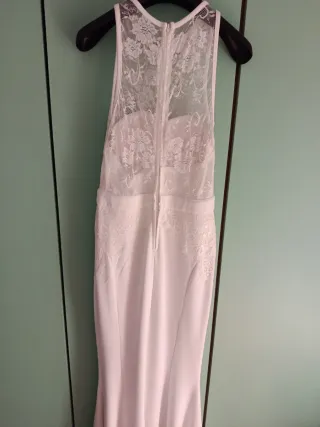 Abito da Sposa/Cerimonia Bianco Taglia 42 italiana
