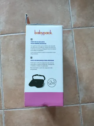 Cinturón embarazo para coche