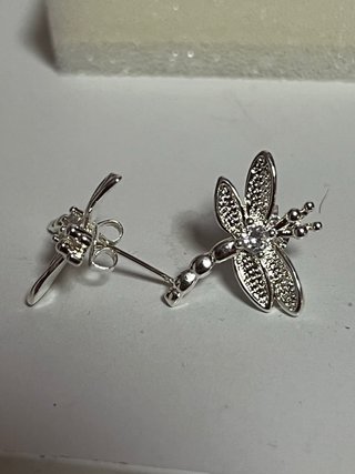 Pendientes Plata Ley Libélula