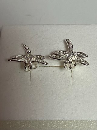 Pendientes Plata Ley Libélula