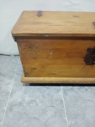 Arcón Baúl Mexicano Madera y Metal
