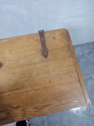 Arcón Baúl Mexicano Madera y Metal