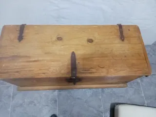 Arcón Baúl Mexicano Madera y Metal