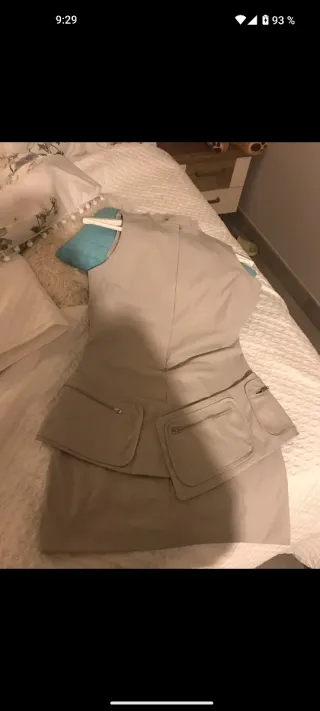 Vestito Zara Beige Taglia L