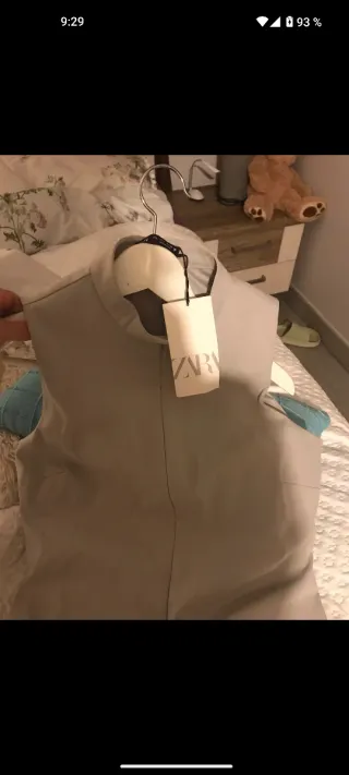 Vestito Zara Beige Taglia L