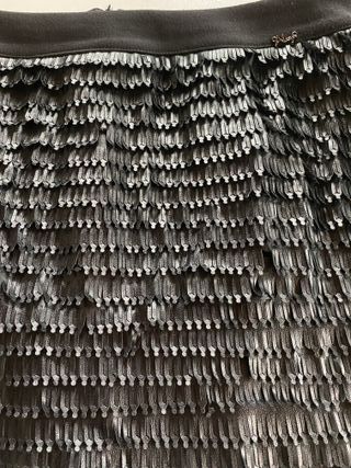 Minigonna Alysia con frange