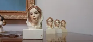 Coppia busti Madonne