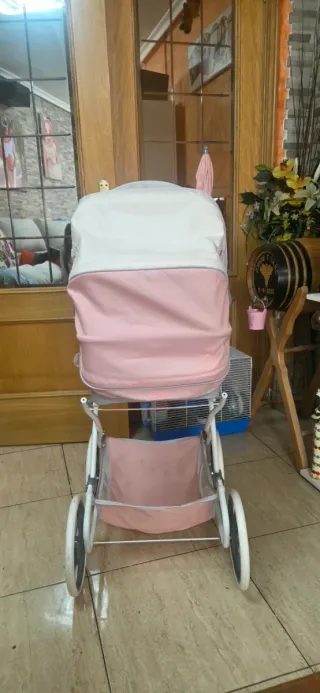 Coche de muñecas CUEVAS rosa