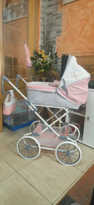 Coche de muñecas CUEVAS rosa