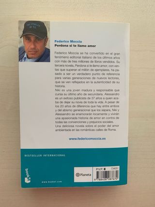 Libro Perdona si te llamo amor de Federico Moccia.