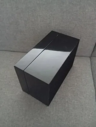 Caja vacía reloj Bvlgari negra