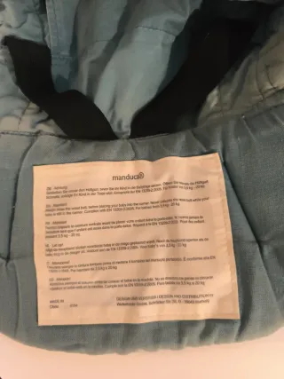 Mochila Portabebés Manduca Azul