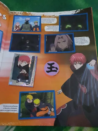 Álbum de Cromos Naruto Shippuden Panini