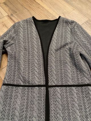 Giacca lunga fantasia geometrica